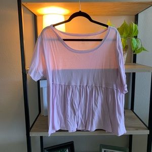 Free People Peplum Tee